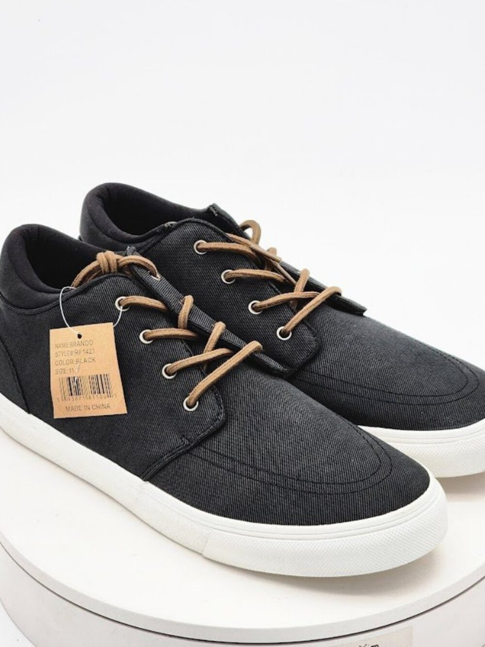 Reserved Footwear Brando Black Mid Top Casual Sneakers Men’s Size 11 New